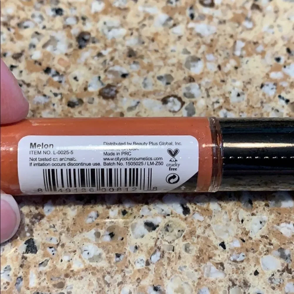 (5/$25) City Color Duo Lip Color, Melon